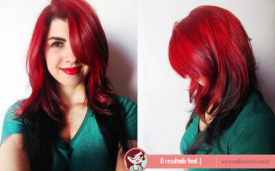 Tutorial: como pintar o cabelo de duas cores